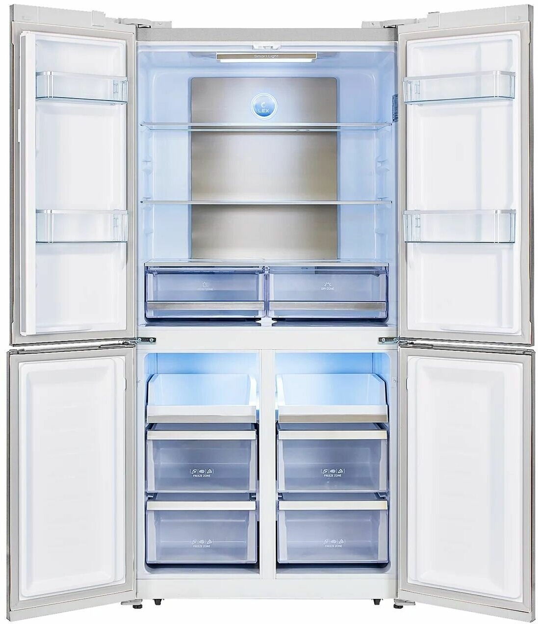 Холодильник трехкамерный Lex LCD505WID - фото №10