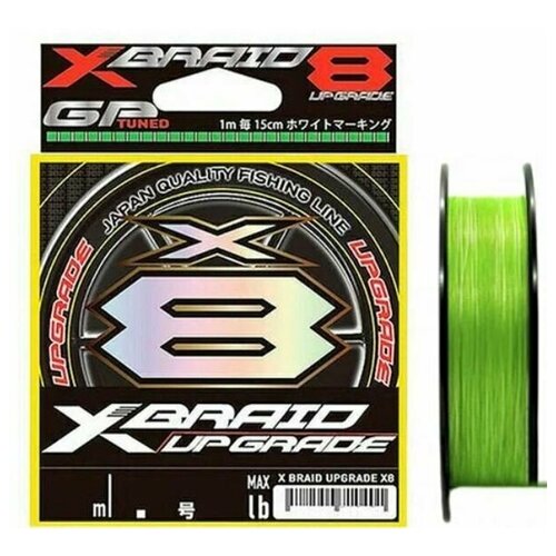 Шнур плетеный YGK X-BRAID UPGRADE X8 200m 0.6 (0.128mm) 14 lb (6.4 kg) ygk шнур x braid upgrade x8 200м 1 2 25lb
