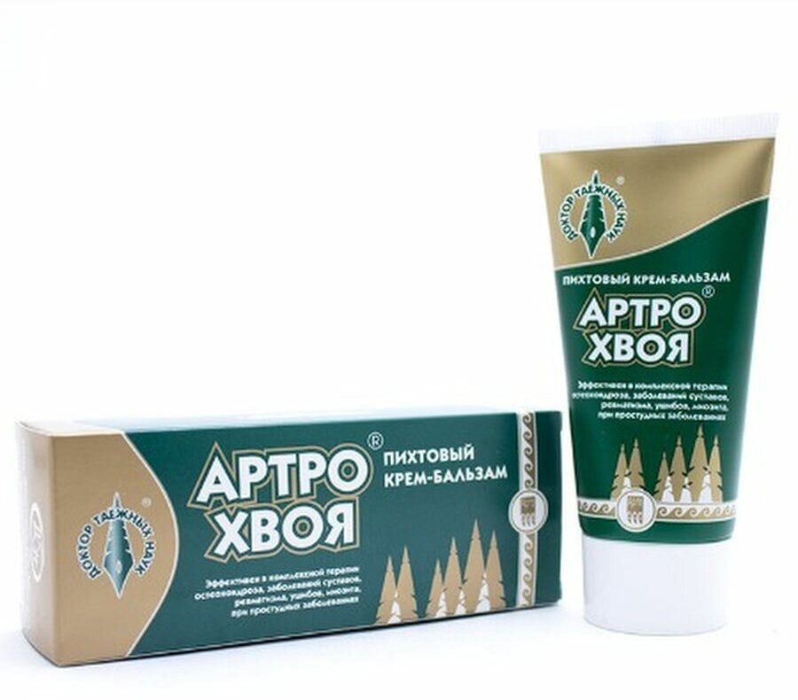 Крем-бальзам Арго Артро-Хвоя, 50 г, 50 мл