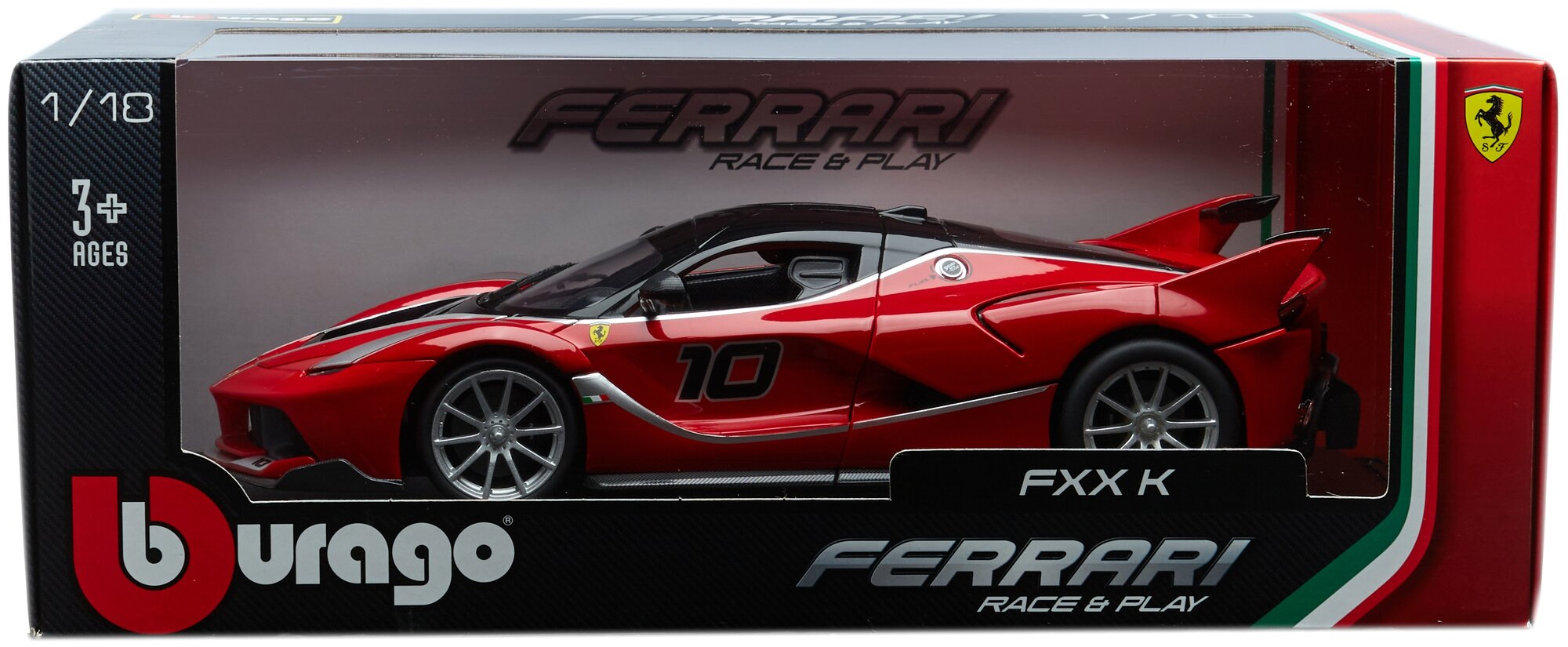 Bburago Коллекционная Машинка 1:18 Ferrari , красный, 18-16010 - фото №9