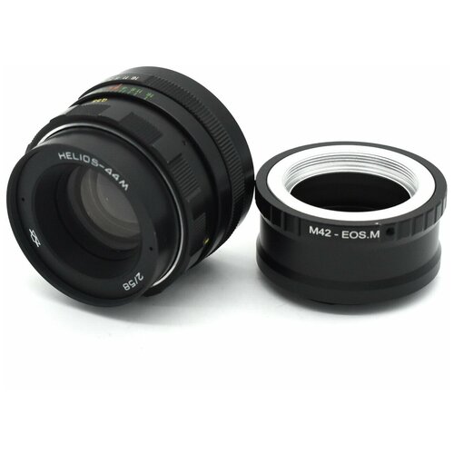 Советский мануальный объектив Гелиос-44М 258 для Canon EOS M 359100₽