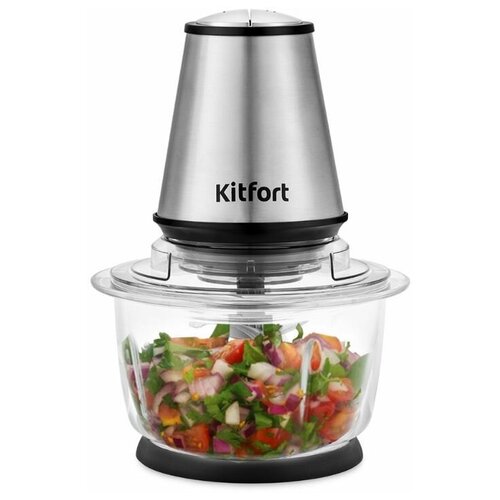 Измельчитель KITFORT КТ-1389 200 Вт серебристыйчерный 442900₽