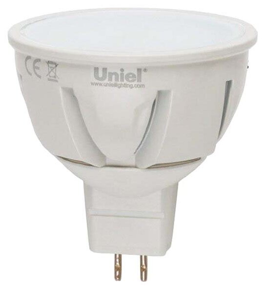 Светодиодная лампа Uniel LED-JCDR 6W/NW/GU5.3/FR PLP01WH - фотография № 1