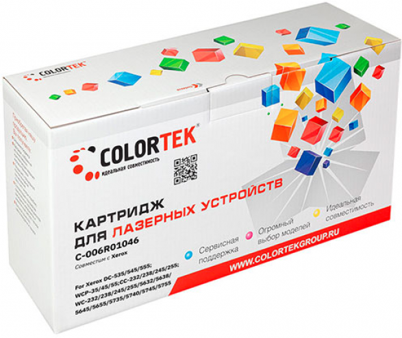 006R01046 Colortek совместимый черный тонер-картридж для Xerox Copycentre 35/ 45/ 55/ 232/ 245/ 255;
