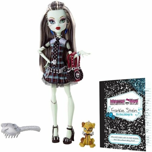 Кукла Френки Штейн базовая Monster high выпуск 2012 г, Frankie Stein Doll BBC43