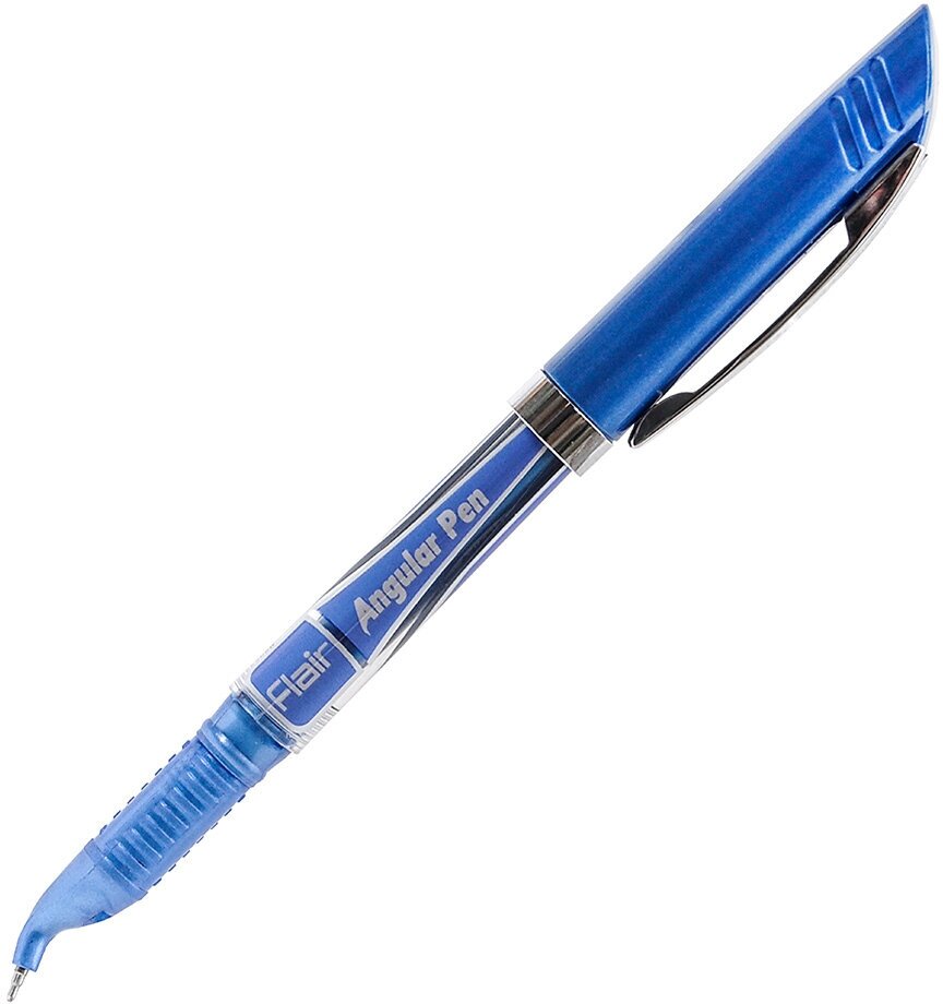Flair Ручка шариковая "Angular" для левшей, синяя