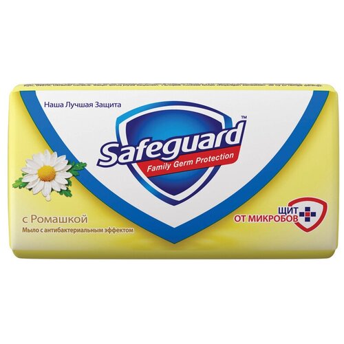 Купить Антибактериальное кусковое мыло Safeguard с Ромашкой, 90 г
