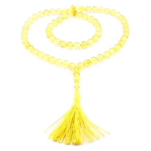 фото Браслет-нить, янтарь, 10 шт., размер 36 см, размер one size amberhandmade