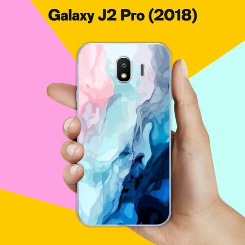 Силиконовый чехол на Samsung Galaxy J2 Pro (2018) Акварель / для Самсунг Галакси Джей 2 Про силиконовый чехол на samsung galaxy j2 pro 2018 довольная лиса для самсунг галакси джей 2 про