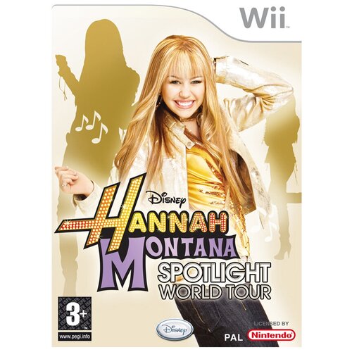 Игра Hannah Montana Spotlight World Tour для Wii ханна монтана один день из ее жизни развивающая книга с наклейками