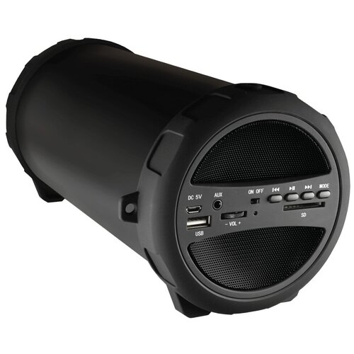 Портативная акустика Ginzzu GM-986B, 10 Вт, черный