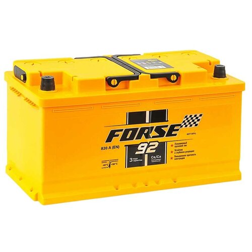 фото Forse аккумулятор forse 92 ач 820а п/п 2571