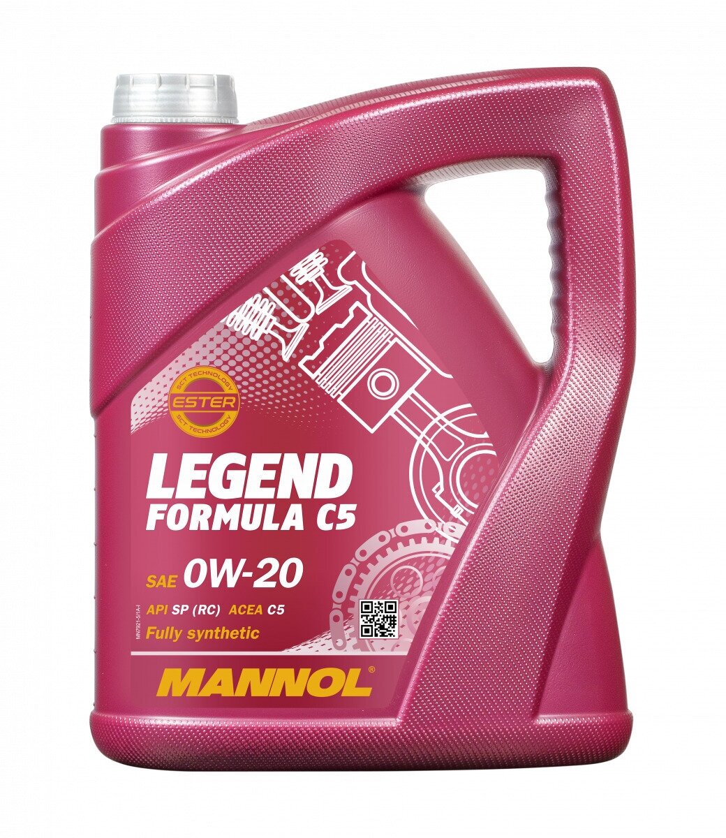 Моторное масло MANNOL LEGEND FORMULA C5 0W-20 C5 5л