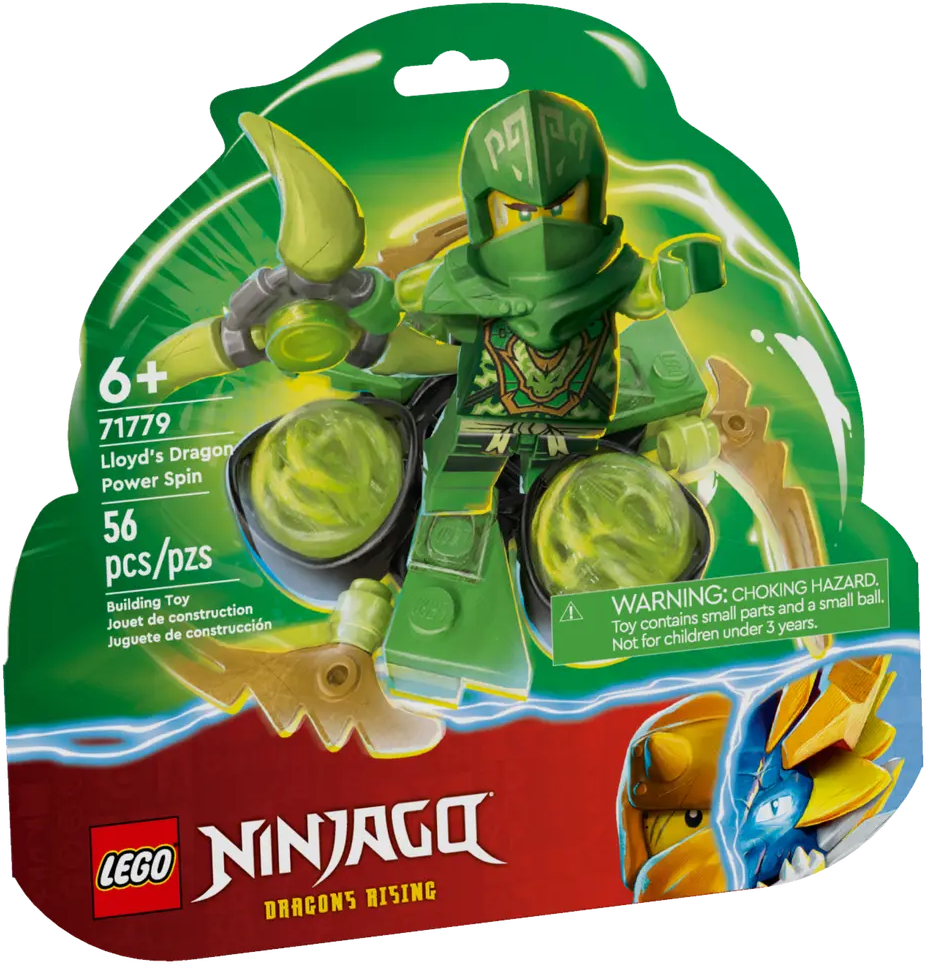 LEGO Ninjago 71779 Lloyd's Dragon Power Spinjitzu Spin, 56 дет.