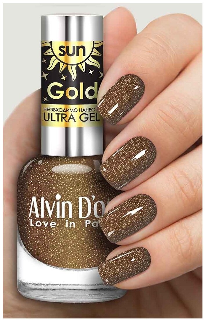 Alvin D'or, Лак Sun Gold, тон 6417