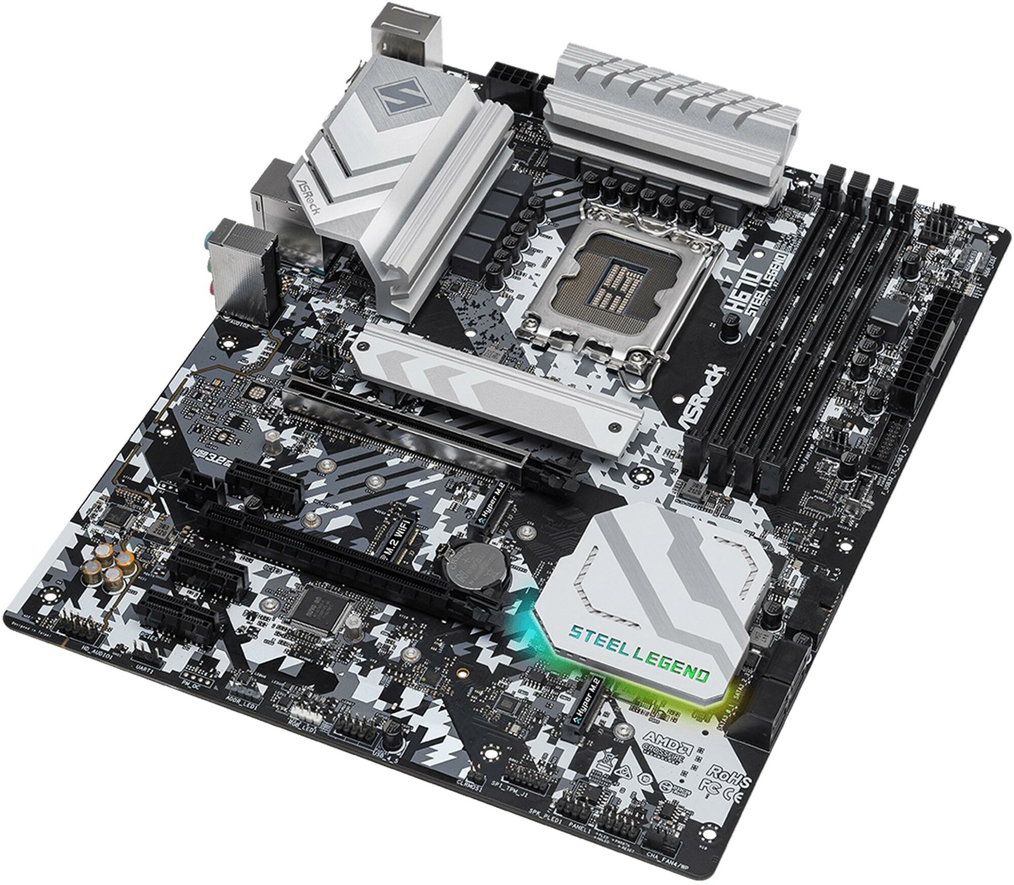 Материнская плата Asrock H670 S1700 ATX H670 STEEL LEGEND A - фото №9