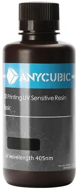 Фотополимер Anycubic Colored UV Resin Серый, 0.5 л