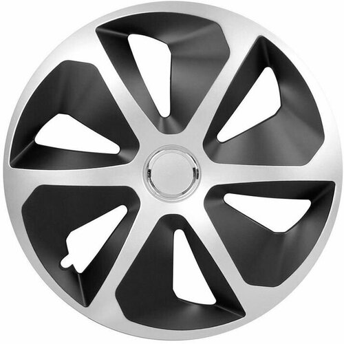 Колпак колеса R-15 декор роко микс черный комплект