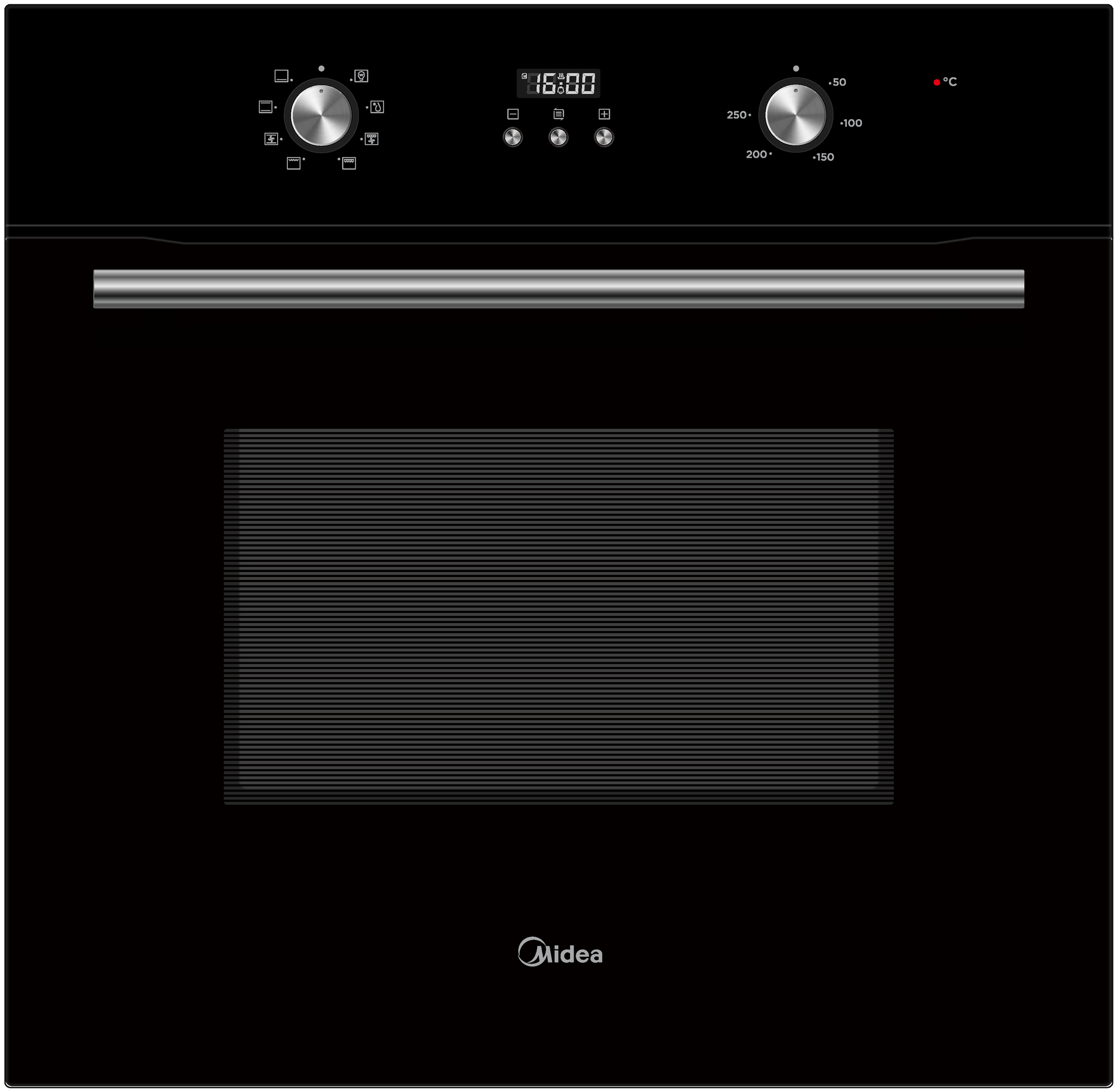Встраиваемый духовой шкаф MIDEA MO47001GB Цвет: черный, 8 режимов