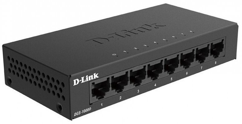 D-Link Коммутатор D-Link DGS-1008D/K2A 8 портов 1Гбит/сек. (ret)