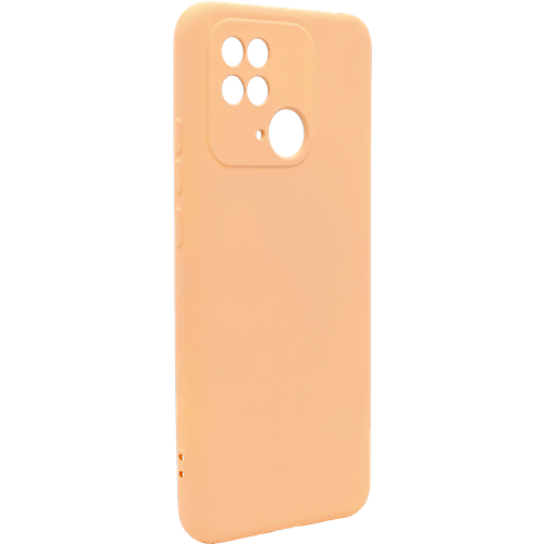 чехол soft touch mobix для samsung galaxy a53 5g с защитой камеры и бархатной подкладкой цвет красный Чехол Soft-Touch Mobix для Xiaomi Redmi 10C с защитой камеры и бархатной подкладкой цвет : Бежевый