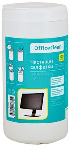 OfficeClean 260884 влажные <b>салфетки</b> 100 шт. <b>для</b> <b>экрана</b> <span>жирные отпечатки и другие загрязнения. особенности: Обладают антистатическим эффектом Не оставляют разводов Устраняют электростатические заряды.</span>