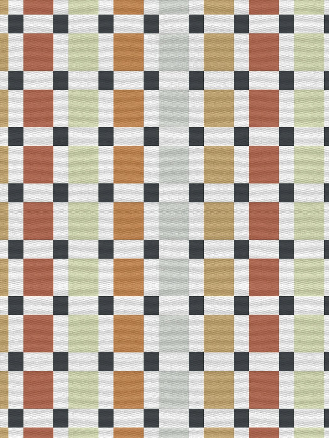 Отрезная ткань для мебели Ambesonne "Разноцветные квадраты" метражом для рукоделия и шитья, оксфорд, 155 см