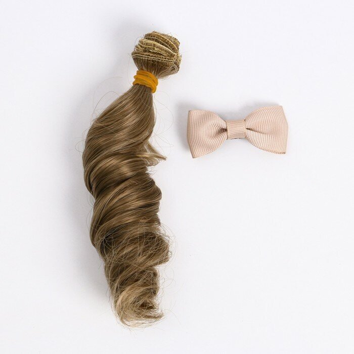 Арт Узор Волосы - тресс для кукол «Амбре локоны», длина волос: 25 см, ширина: 150 см