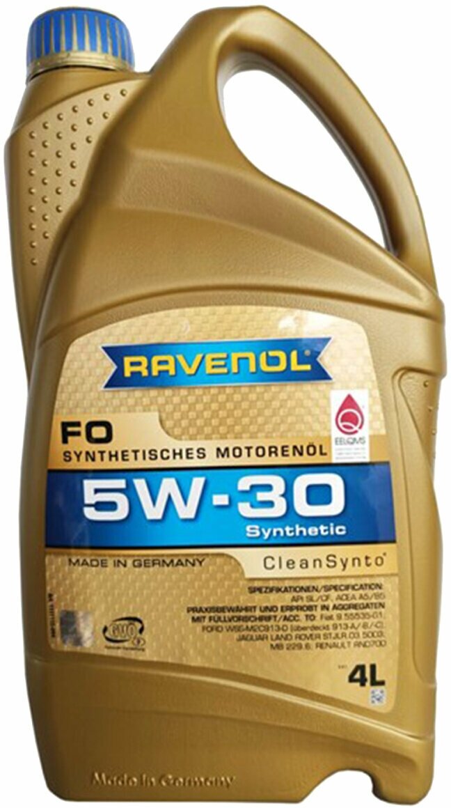 Масло моторное RAVENOL FO 5W30 4л