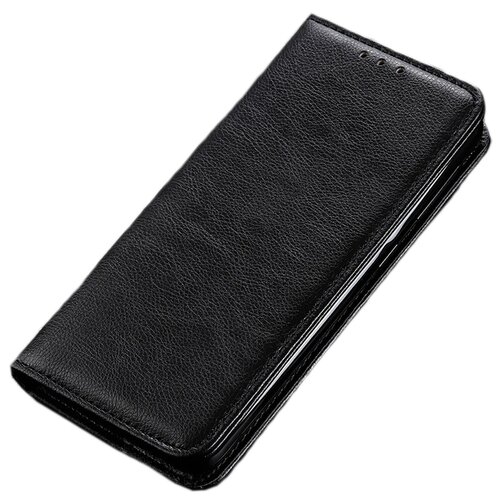 фото Чехол mypads бизнес класса для nokia 7.2/ nokia 6.2 с визитницей и магнитным держателем черный натуральная кожа