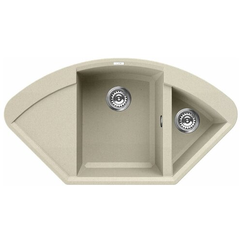 Кухонная мойка ELLECI EASY CORNER, 1057*575, granitek (68) Titano