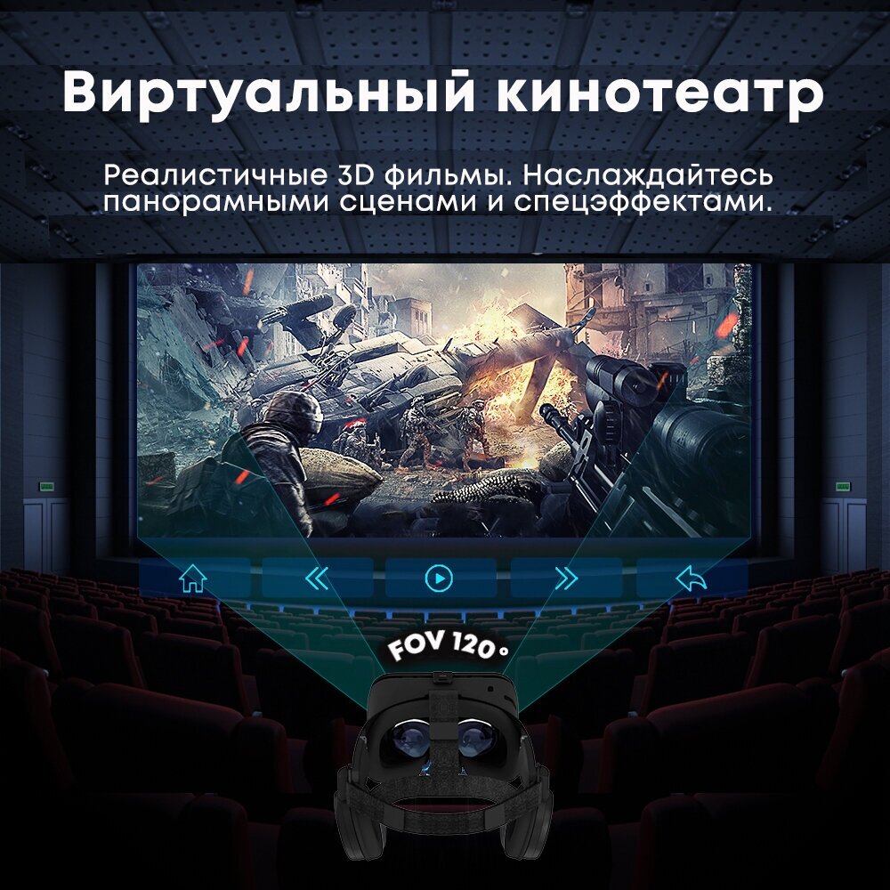 Очки виртуальной реальности BoboVR Z6 с геймпадом Terios X7