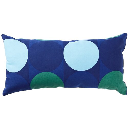 Декоративная подушка крокуслилья икеа, 30x60 см, сине-зеленый