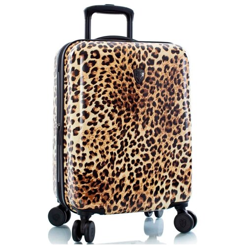 Чемодан Heys, 41 л, размер S, мультиколор, коричневый чемодан 13128 3041 26 brown leopard fashion spinner m 3041 brown leopard