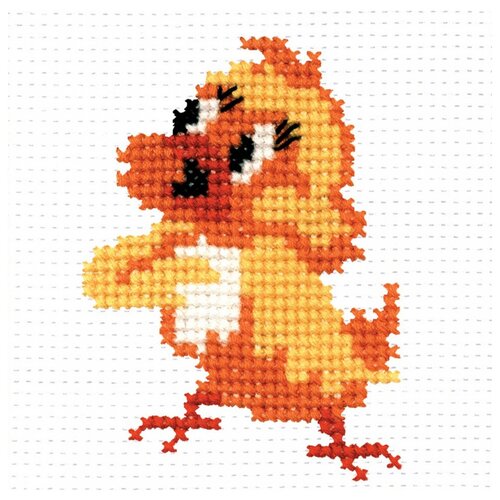 фото 570 набор для вышивания рс-студия 'цыпленок' 9*7см