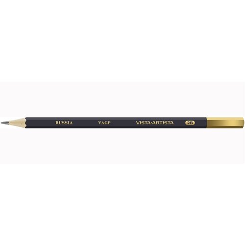 VISTA-ARTISTA VAGP Чернографитный карандаш заточенный 2М (2B) 2B .
