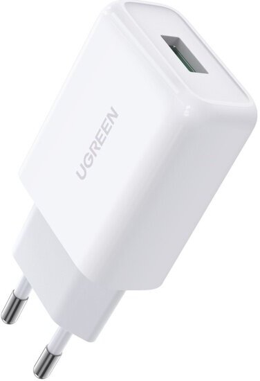 Сетевое зарядное устройство Ugreen CD122 (10133) QC 18 Вт Fast Charger EU, белый