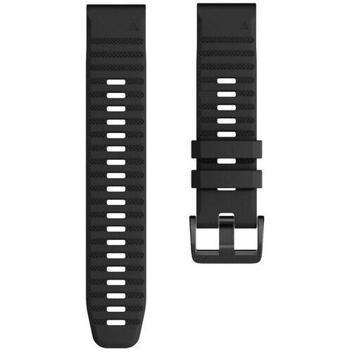 Ремешок для часов QuickStrap 26мм Garmin Fenix, черный 26mm 22mm 20mm strap for garmin fenix 6s 6x 6 pro 5x 5 5s 3hr d2 s60 stainless steel strap for garmin fenix 7x 7 7s metal strap