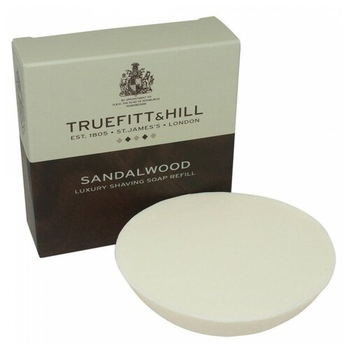 Мыло для бритья Sandalwood (запасной блок) Truefitt & Hill, 99 г 130g goat milk soap essential oil soap bamboo charcoal soap papaya soap sandalwood soap honey soap lemon soap coffe soap lily