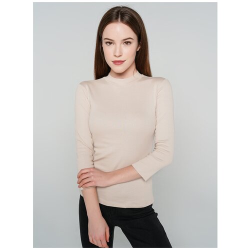 фото Лонгслив твое, размер xl, светло-бежевый