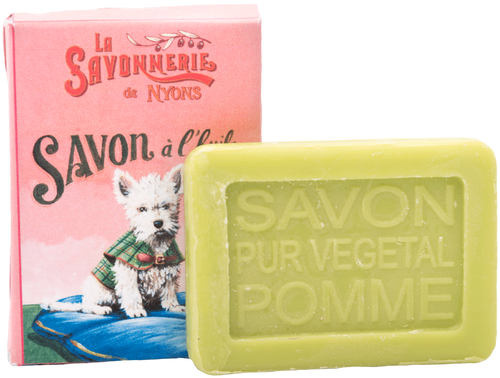Гостевое мыло La Savonnerie de Nyons с яблоком Вест терьер 25 гр.