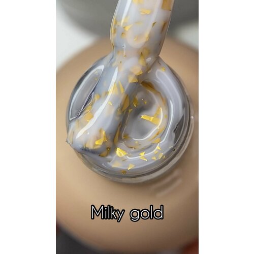 База под гель лак для маникюра LAKRES Potal, с эффектом потали 10 мл