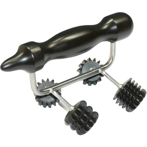 Массажер для тела Тонус профи универсальный с 4 эбонитовыми роликами эбонит 7000₽