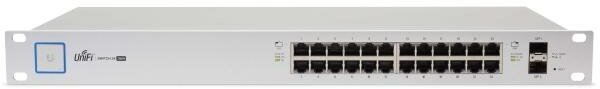 Коммутатор Ubiquiti UniFi Switch 24 250W управляемый UniFi 24 порта 10/100/1000Mbps PoE(250W) 2xSFP US-24-250W(EU)