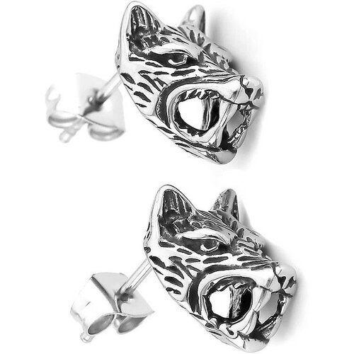 Серьги пусеты, серебряный