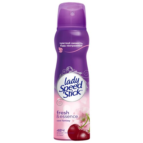 LADY SPEED STICK Fresh  Essence Cool Fantasy (Цветок Вишни) дезодорант-антиперспирант спрей для женщин 150 мл