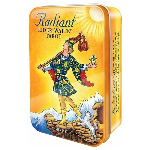 US Games Systems, Inc. Карты Таро: Radiant Rider-Waite Tarot deck in a Tin radiant rider waite tarot радужное таро райдера уэйта карты с книгой