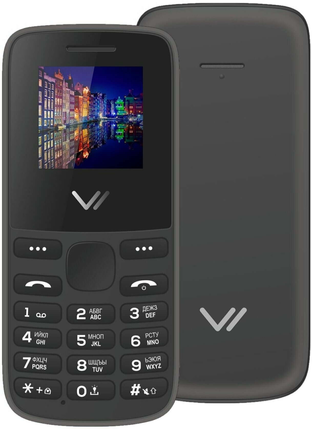 Мобильный телефон Vertex M-115 Кнопочный телефон с 2-мя SIM-картами