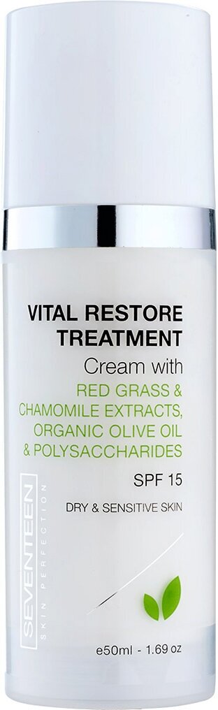 Seventeen Vital Restore Treatment Cream Восстанавливающий крем для сухой и чувствительной кожи SPF15 50мл