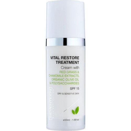 Seventeen Vital Restore Treatment Cream Восстанавливающий крем для сухой и чувствительной кожи SPF15 50мл